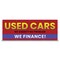 Signmission Used Cars No Credit No Problem We Finance Banner Concession Stand Food Truck Single Sided B-120-30172 - alternate 1